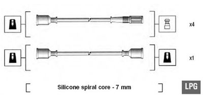 Ignition Cable Kit MAGNETI MARELLI 941095580598