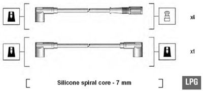 Ignition Cable Kit MAGNETI MARELLI 941095860624