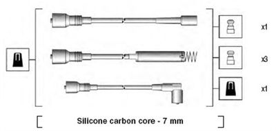 Ignition Cable Kit MAGNETI MARELLI 941125160670