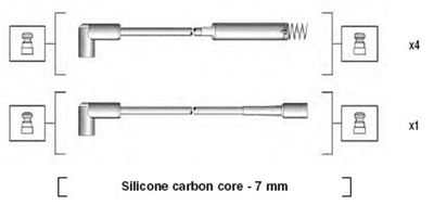 Ignition Cable Kit MAGNETI MARELLI 941125210675