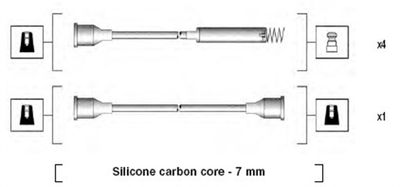 Ignition Cable Kit MAGNETI MARELLI 941125240676