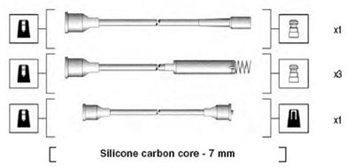 Ignition Cable Kit MAGNETI MARELLI 941125260678
