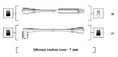 Ignition Cable Kit MAGNETI MARELLI 941125270679
