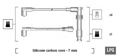 Ignition Cable Kit MAGNETI MARELLI 941125290681