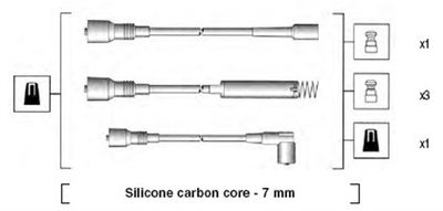 Ignition Cable Kit MAGNETI MARELLI 941125370687