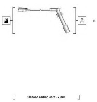 Ignition Cable Kit MAGNETI MARELLI 941125400690
