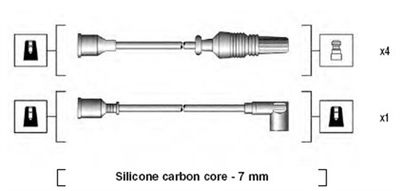 Ignition Cable Kit MAGNETI MARELLI 941135020696