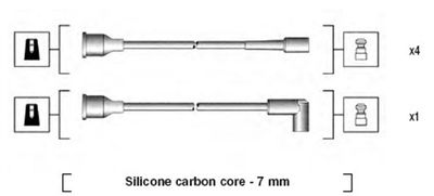 Ignition Cable Kit MAGNETI MARELLI 941135080697