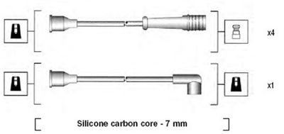 Ignition Cable Kit MAGNETI MARELLI 941135240708