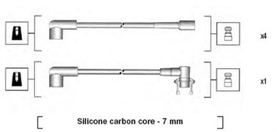 Ignition Cable Kit MAGNETI MARELLI 941145240721