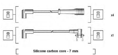 Ignition Cable Kit MAGNETI MARELLI 941145310728