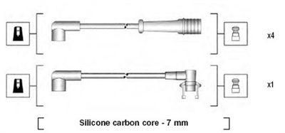 Ignition Cable Kit MAGNETI MARELLI 941145320729