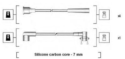 Ignition Cable Kit MAGNETI MARELLI 941145360733