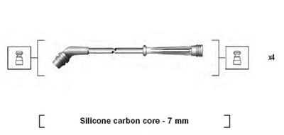 Ignition Cable Kit MAGNETI MARELLI 941145390736