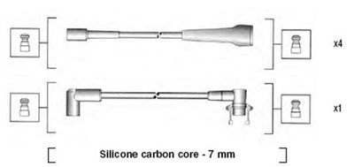 Ignition Cable Kit MAGNETI MARELLI 941145420739