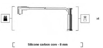 Ignition Cable Kit MAGNETI MARELLI 941185340786