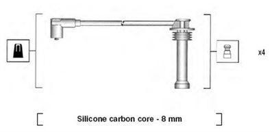 Ignition Cable Kit MAGNETI MARELLI 941185360787