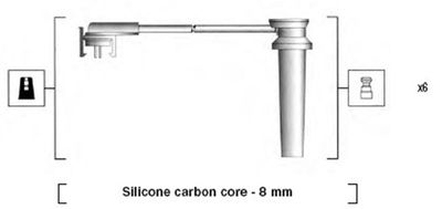 Ignition Cable Kit MAGNETI MARELLI 941185370788