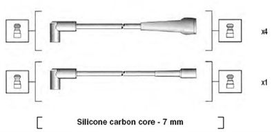 Ignition Cable Kit MAGNETI MARELLI 941215060791