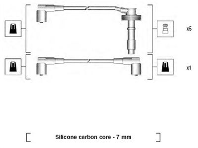 Ignition Cable Kit MAGNETI MARELLI 941215110796