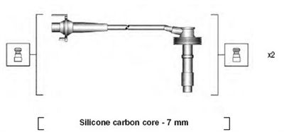 Ignition Cable Kit MAGNETI MARELLI 941215240807