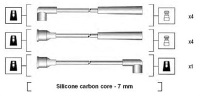 Ignition Cable Kit MAGNETI MARELLI 941255020812