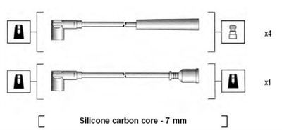 Ignition Cable Kit MAGNETI MARELLI 941255100820