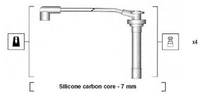 Ignition Cable Kit MAGNETI MARELLI 941295050854