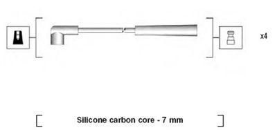 Ignition Cable Kit MAGNETI MARELLI 941295120883