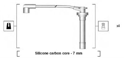 Ignition Cable Kit MAGNETI MARELLI 941295130859