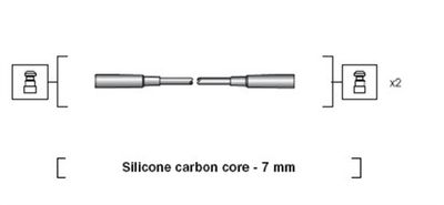 Ignition Cable Kit MAGNETI MARELLI 941318111003