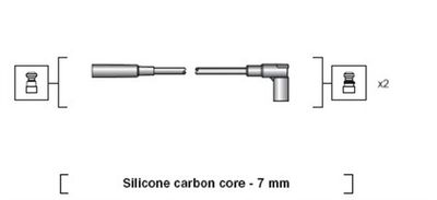 Ignition Cable Kit MAGNETI MARELLI 941318111006