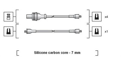 Ignition Cable Kit MAGNETI MARELLI 941318111012