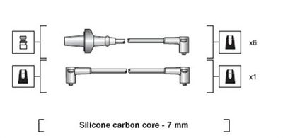 Ignition Cable Kit MAGNETI MARELLI 941318111014
