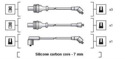 Ignition Cable Kit MAGNETI MARELLI 941318111016