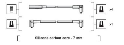 Ignition Cable Kit MAGNETI MARELLI 941318111020