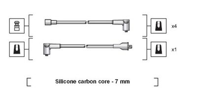 Ignition Cable Kit MAGNETI MARELLI 941318111021