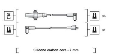 Ignition Cable Kit MAGNETI MARELLI 941318111022