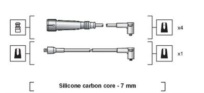 Ignition Cable Kit MAGNETI MARELLI 941318111027