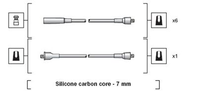 Ignition Cable Kit MAGNETI MARELLI 941318111031
