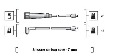 Ignition Cable Kit MAGNETI MARELLI 941318111035