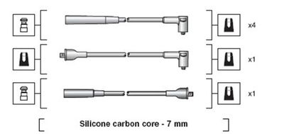 Ignition Cable Kit MAGNETI MARELLI 941318111037