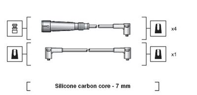 Ignition Cable Kit MAGNETI MARELLI 941318111040