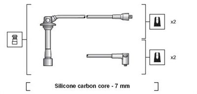 Ignition Cable Kit MAGNETI MARELLI 941318111042