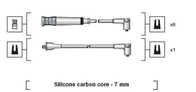 Ignition Cable Kit MAGNETI MARELLI 941318111044