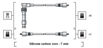Ignition Cable Kit MAGNETI MARELLI 941318111048