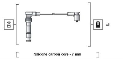 Ignition Cable Kit MAGNETI MARELLI 941318111050