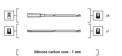 Ignition Cable Kit MAGNETI MARELLI 941318111052