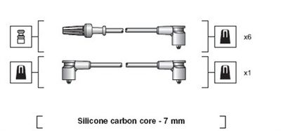 Ignition Cable Kit MAGNETI MARELLI 941318111056