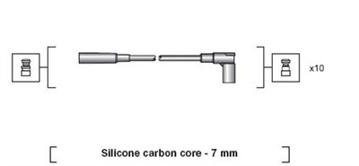 Ignition Cable Kit MAGNETI MARELLI 941318111060